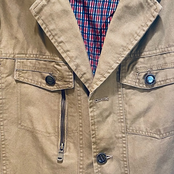 🌟HP🌟NWOT Tan Lined Field/Utility Jacket by Jeep Rich 2XL - Picture 4 of 14